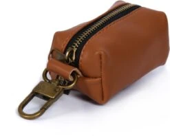 Dogs&Co Honden Poepzakjeshouder Bruin - Hondenpoepzakjes Dispenser - Hondenzakjes Honden Poepzakjes Houder