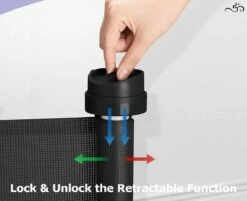 Caedentes - Hondenhek – Inrolbaar – Dierenhek -tot 150cm Uitrolbaar – Zwart 7 Caedentes - Hondenhek – Inrolbaar – Dierenhek -tot 150cm Uitrolbaar – Zwart -Huisdierbenodigdheden 1200x975 2
