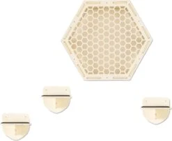 Navaris Katten Klimwand 4-delige Set - Katten Klimmuur Voor Binnenshuis - Kattenmeubel Met Wandmontage - Met Drie Plankjes Voor Meer Klimplezier -Huisdierbenodigdheden 1200x979 10