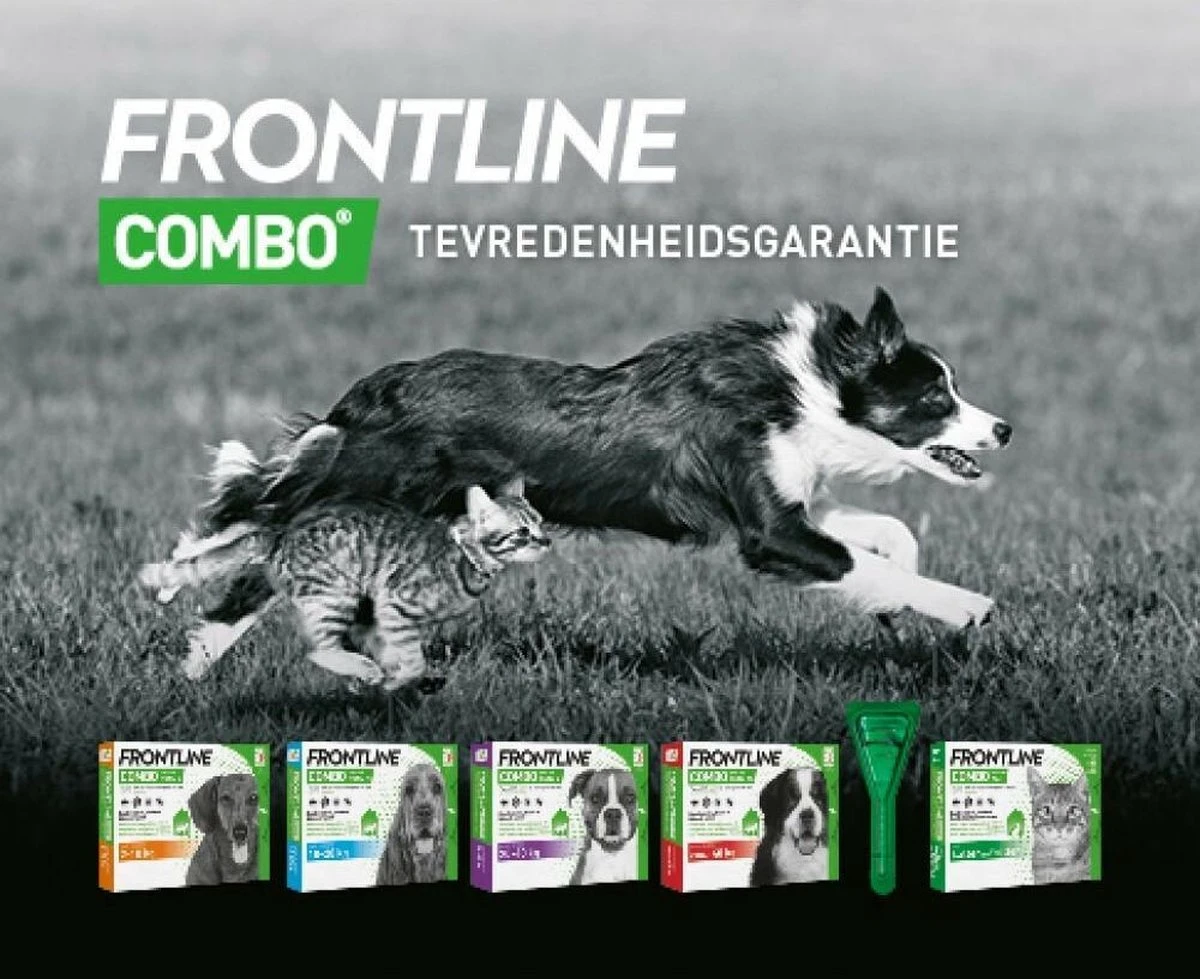 Frontline Combo - L: Van 20 Tot 40 Kg - Anti Vlooienmiddel En Tekenmiddel - Hond - 3 Pipetten 3 Frontline Combo - L: Van 20 Tot 40 Kg - Anti Vlooienmiddel En Tekenmiddel - Hond - 3 Pipetten - Afbeelding 3