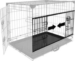 Duvo DRAADKOOI NINJA EDITION MET SCHUIFDEUR XXL -Huisdierbenodigdheden 1200x982 7