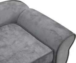 VidaXL Hondenbank 72x45x30 Cm Pluche Grijs -Huisdierbenodigdheden 1200x986 2