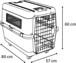 Flamingo - Hondentransportbox Nomad - L - Grijs - 57 X 80 X 60 Cm 9 Flamingo - Hondentransportbox Nomad - L - Grijs - 57 X 80 X 60 Cm -Huisdierbenodigdheden 1200x991 1