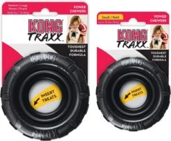 Kong Traxx Hondenspeelgoed - Rubber - M/L- Zwart -Huisdierbenodigdheden 1200x992 8