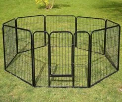 Topmast Premium Puppyren - Zwart - Hondenren - Opvouwbaar - 80 Cm Hoog - Binnen - Voor Puppy's En Honden 7 Topmast Premium Puppyren - Zwart - Hondenren - Opvouwbaar - 80 Cm Hoog - Binnen - Voor Puppy's En Honden -Huisdierbenodigdheden 1200x995 6