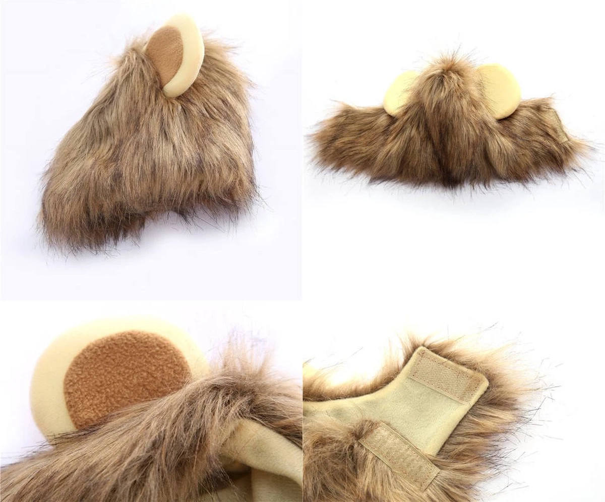 ZERO 90® Leeuwenmanen Hond - Kleding Voor Honden - Hondenmuts - Honden Kostuum - Honden Muts - Hondenoutfit - Hondenkleding - Kat Accessoires - Honden Outfit - Hondenspeeltjes 3 ZERO 90® Leeuwenmanen Hond - Kleding Voor Honden - Hondenmuts - Honden Kostuum - Honden Muts - Hondenoutfit - Hondenkleding - Kat Accessoires - Honden Outfit - Hondenspeeltjes - Afbeelding 3