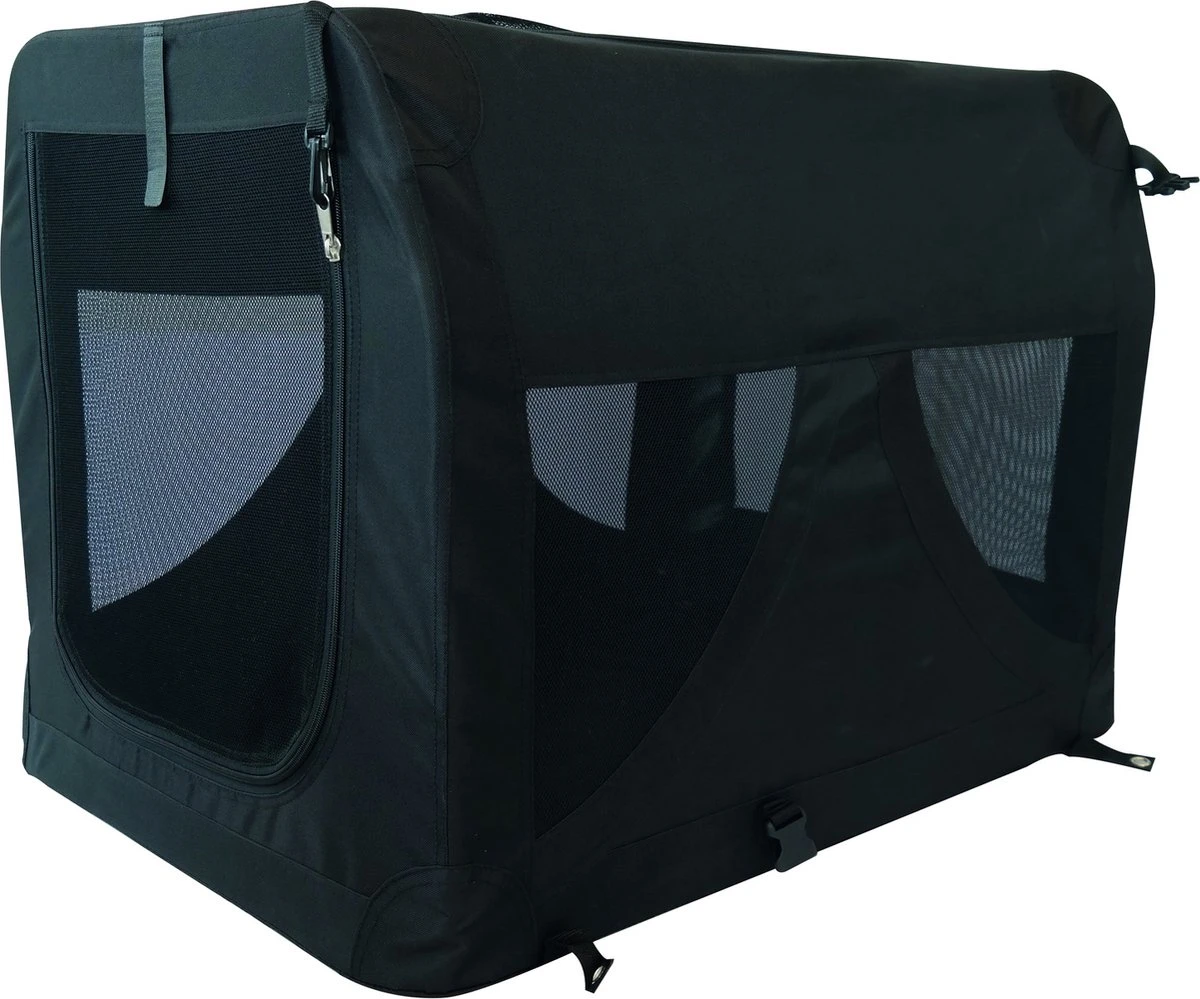 Adori Reis Bench Zwart - Hondenbench - 61x41x41 Cm 2 Adori Reis Bench Zwart - Hondenbench - 61x41x41 Cm - Afbeelding 2