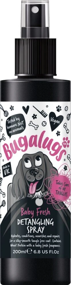 Bugalugs - Vachtverzorging Hond - Baby Fresh Gift Set - Hondenshampoo - Hondenparfum - Anti-klit Spray - 650 Ml - Kerstcadeau -Huisdierbenodigdheden 300x1200