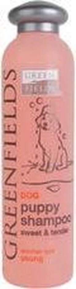 Greenfields - Milde Hondenshampoo Puppy - Zachte Shampoo Met Babypoeder Geur - Inhoud 270 Ml Of 5 Liter - 270 Ml -Huisdierbenodigdheden 315x1200