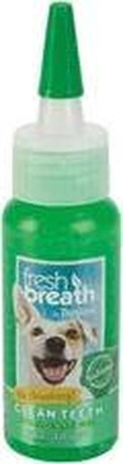 Tropiclean Fresh Breath Clean Teeth Oral Care Gel - Gebitsverzorging - Mint 59 Ml -Huisdierbenodigdheden 318x1200