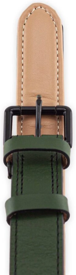 Brute Strength - Luxe Leren Halsband Hond - Donker Groen - L - (46 - 53 Cm) X 3,5cm -Huisdierbenodigdheden 334x1200 2