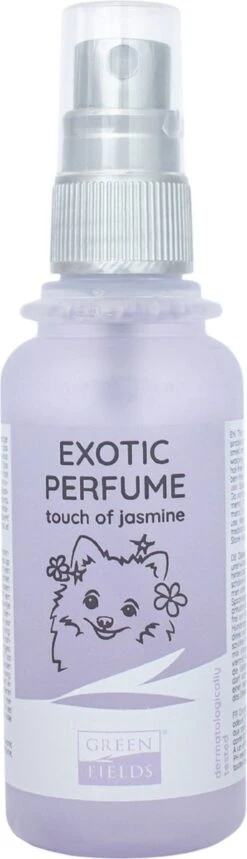 Hondenparfum Spray In 4 Geuren - Greenfields - Alchoholvrije En PH Neutrale Formule Tegen Onaangename Geurtjes - 50ml - Exotic -Huisdierbenodigdheden 345x1200