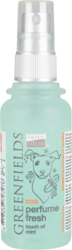 Hondenparfum Spray In 4 Geuren - Greenfields - Alchoholvrije En PH Neutrale Formule Tegen Onaangename Geurtjes - 50ml - Exotic -Huisdierbenodigdheden 348x1200