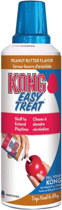Kong Easy Treat Spuitbus Pindakaas 227 Gr -Huisdierbenodigdheden 358x1200 2