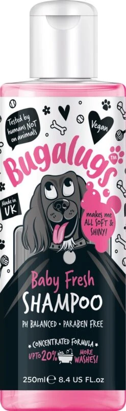 Bugalugs - Vachtverzorging Hond - Baby Fresh Gift Set - Hondenshampoo - Hondenparfum - Anti-klit Spray - 650 Ml - Kerstcadeau -Huisdierbenodigdheden 369x1200
