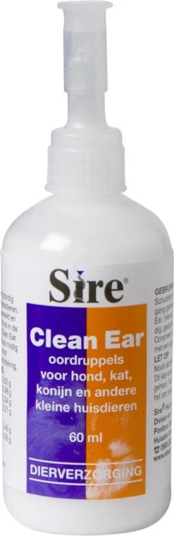 Sire Clean Ear - Oorreiniger - 60 Ml 19 Sire Clean Ear - Oorreiniger - 60 Ml -Huisdierbenodigdheden 391x1200 1