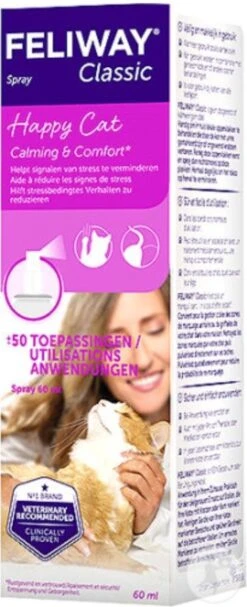 Feliway Spray - Kat - 20 Ml -Huisdierbenodigdheden 488x1200 1