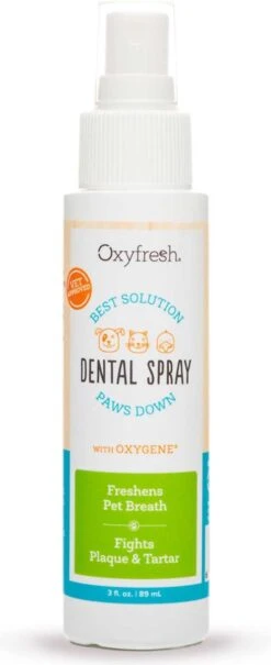 OxyFresh Pet Mondspray Voor Hond En Kat Tegen Slechte Adem En Tandsteen