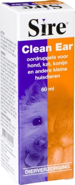 Sire Clean Ear - Oorreiniger - 60 Ml 14 Sire Clean Ear - Oorreiniger - 60 Ml -Huisdierbenodigdheden 491x1200 1