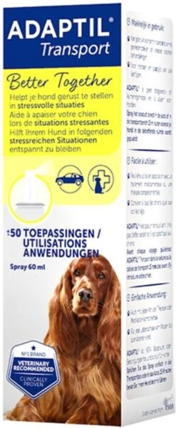 Adaptil Antistressmiddel - Transport Spray Hond - 60 Ml -Huisdierbenodigdheden 493x1200 2