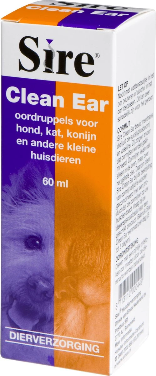 Sire Clean Ear - Oorreiniger - 60 Ml 7 Sire Clean Ear - Oorreiniger - 60 Ml - Afbeelding 7