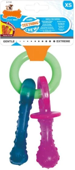 Nylabone Puppy Teething Pacifier Flexible - Hondenspeelgoed - Bacon 215x100x38 Mm 108 G Roze Blauw Groen Tot 11kg Small 21 Nylabone Puppy Teething Pacifier Flexible - Hondenspeelgoed - Bacon 215x100x38 Mm 108 G Roze Blauw Groen Tot 11kg Small -Huisdierbenodigdheden 530x1200 3