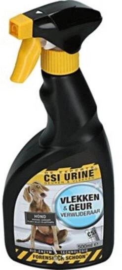CSI Urine Vlek En Geurspray Puppy En Hond 500 Ml -Huisdierbenodigdheden 545x1200 1