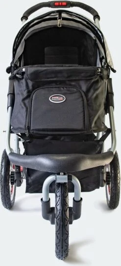 InnoPet Comfort AIR ECO - Hondenbuggy - Zwart/Zilvergrijs - 87x50x102cm -Huisdierbenodigdheden 548x1200 1
