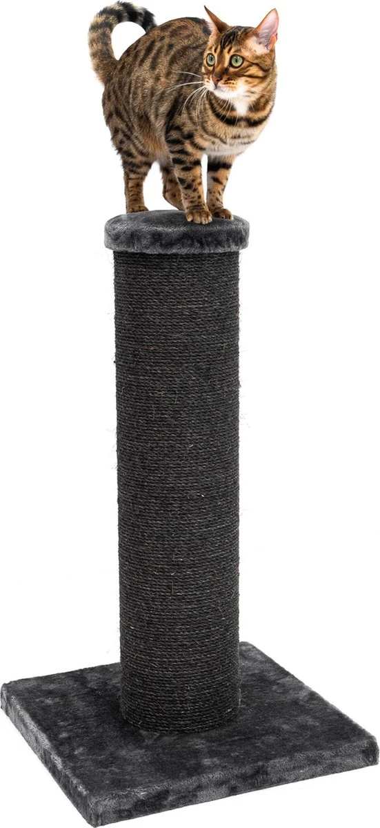 Petrebels Savannah 86 Krabpaal - Pepper - 20 Cm Stam - Zwaar En Stabiel 8 Petrebels Savannah 86 Krabpaal - Pepper - 20 Cm Stam - Zwaar En Stabiel - Afbeelding 8