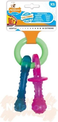 Nylabone Puppy Teething Pacifier Flexible - Hondenspeelgoed - Bacon 215x100x38 Mm 108 G Roze Blauw Groen Tot 11kg Small 17 Nylabone Puppy Teething Pacifier Flexible - Hondenspeelgoed - Bacon 215x100x38 Mm 108 G Roze Blauw Groen Tot 11kg Small -Huisdierbenodigdheden 568x1200 5