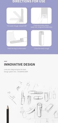 Vouwbare Honden Waterfles 420ml - Honden Fles Water - Honden Bidon - Honden Drinkfles - Paars 16 Vouwbare Honden Waterfles 420ml - Honden Fles Water - Honden Bidon - Honden Drinkfles - Paars -Huisdierbenodigdheden 569x1200 1