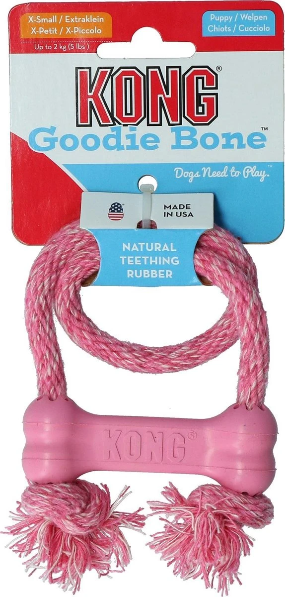 Kong Puppy Goodie Bone Small Small - 1 ST 3 Kong Puppy Goodie Bone Small Small - 1 ST - Afbeelding 3