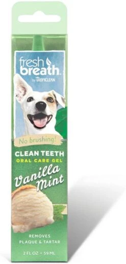 Tropiclean Fresh Breath Clean Teeth Oral Care Gel - Gebitsverzorging - Mint 59 Ml -Huisdierbenodigdheden 576x1200