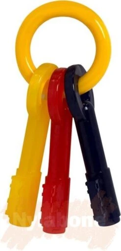 Nylabone Puppy Teething Key Flexible Geel&Blauw&Rood - Hondenspeelgoed - Wolf Tot 16kg -Huisdierbenodigdheden 581x1200 3