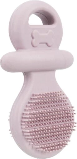 Merkloos Fopspeen Natuurrubber Paars 9 Cm ( Honden Bijtring Puppy ) -Huisdierbenodigdheden 587x1200