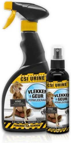 CSI Urine Vlek En Geurspray Puppy En Hond 500 Ml -Huisdierbenodigdheden 595x1200
