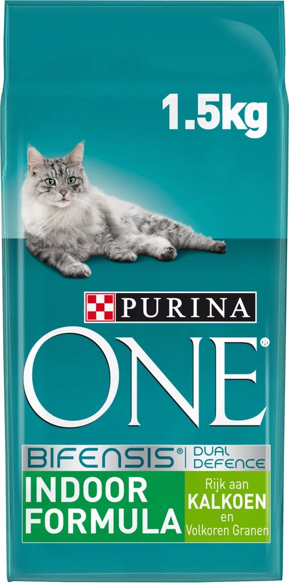 Purina One PURINA® ONE Indoor Rijk Aan Kalkoen & Volkoren Granen Brokjes 1,5 Kg 12 Purina One PURINA® ONE Indoor Rijk Aan Kalkoen & Volkoren Granen Brokjes 1,5 Kg - Afbeelding 12