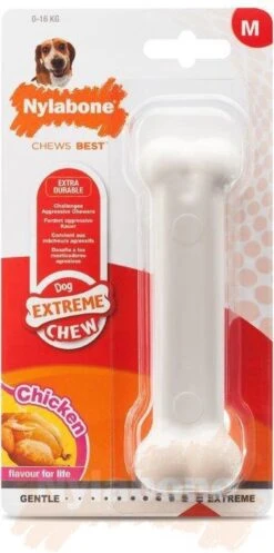 Nylabone Harde Bijters Kluif - Kip - Voor Honden Tot 30 Kg -Huisdierbenodigdheden 596x1200 2