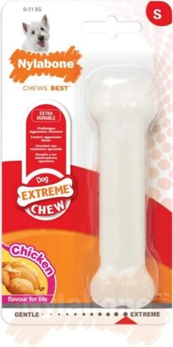 Nylabone Harde Bijters Kluif - Kip - Voor Honden Tot 30 Kg -Huisdierbenodigdheden 600x1200 5