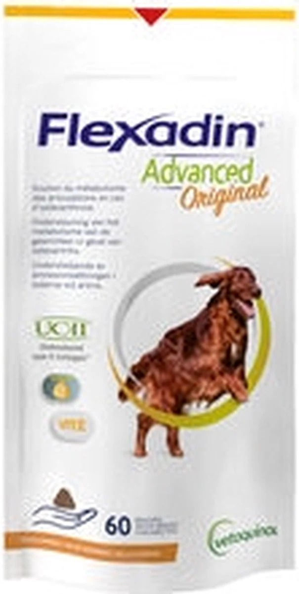 Flexadin Advanced Original - 60 Kauwbrokjes 2 Flexadin Advanced Original - 60 Kauwbrokjes - Afbeelding 2