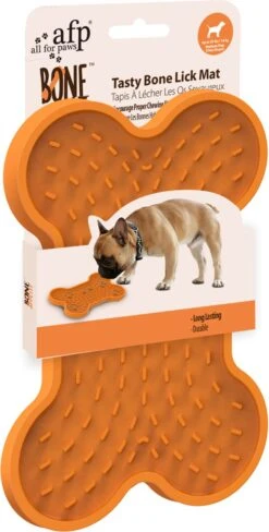 All For Paws AFP Bone Appetit - Tasty Bone Lick Mat - S - Honden Likmat