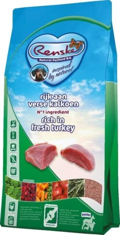Renske Super Premium Senior Kalkoen Graanvrij 12 KG 16 Renske Super Premium Senior Kalkoen Graanvrij 12 KG -Huisdierbenodigdheden 611x1200