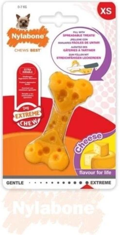 Nylabone Durable Cheese Bone - M -Huisdierbenodigdheden 615x1200
