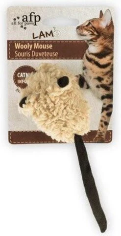All For Paws Catnip Wooly Mouse -Huisdierbenodigdheden 615x1200 3