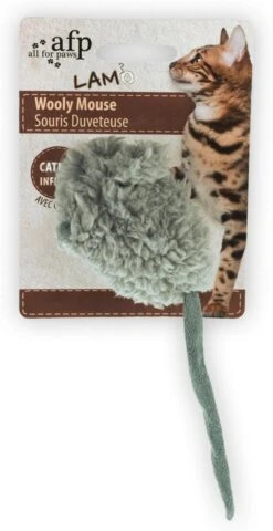 All For Paws Catnip Wooly Mouse -Huisdierbenodigdheden 617x1200