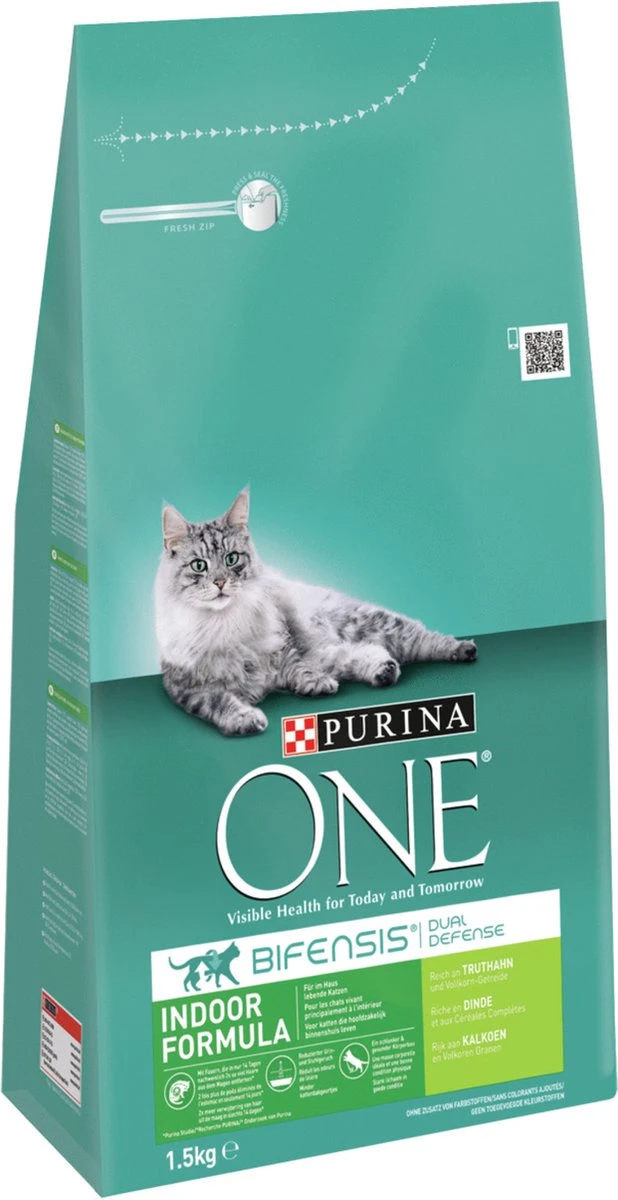 Purina One PURINA® ONE Indoor Rijk Aan Kalkoen & Volkoren Granen Brokjes 1,5 Kg 19 Purina One PURINA® ONE Indoor Rijk Aan Kalkoen & Volkoren Granen Brokjes 1,5 Kg - Afbeelding 19