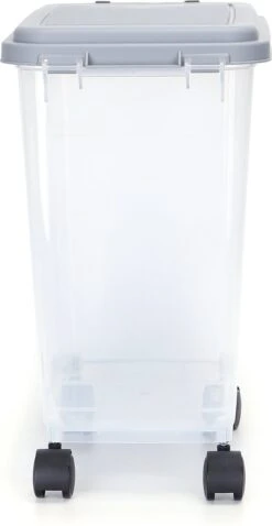 Nobleza Voercontainer - 20L - 7.2KG - Voedselcontainer Hond- Opslagcontainer - Zwenkwielen - Transparant -Huisdierbenodigdheden 620x1200 1