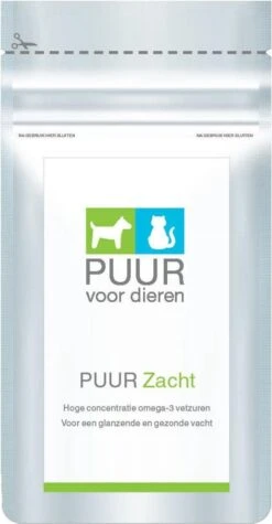 Puur Zacht - Omega 3 - Visolie - Voor Een Mooie Vacht - 90 Capsules