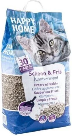 Happy Home Solutions Clumping Clean - Kattenbakvulling - 20 L -Huisdierbenodigdheden 639x1200 2