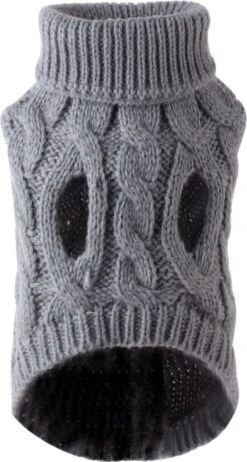 Merkloos Hondenjas - Hondentrui - Kattentrui - Hondenjasjes Voor Hondjes - Hondenkleding - Dierenkleding - Grijs - S